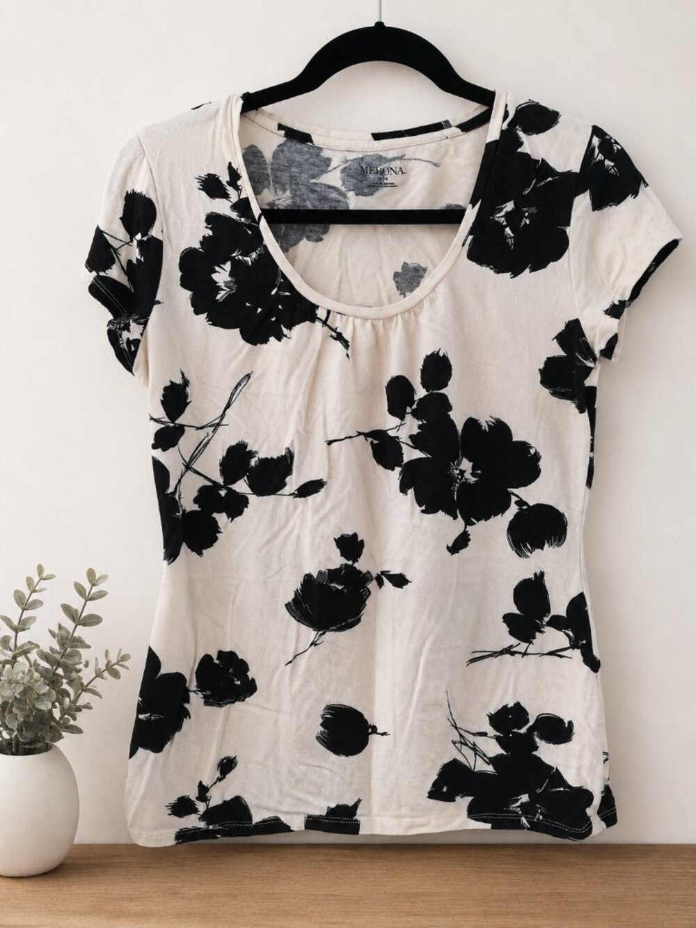 Merona Cotton Short Sleeve Blouse